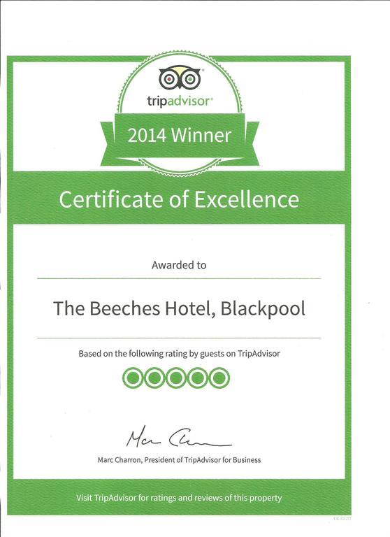 Beeches Hotel Blackpool Eksteriør billede